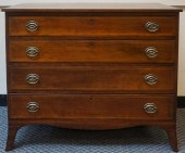 FEDERAL INLAID CHERRY CHEST OF