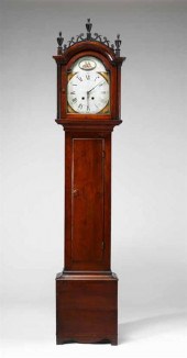Federal inlaid cherry tall cas