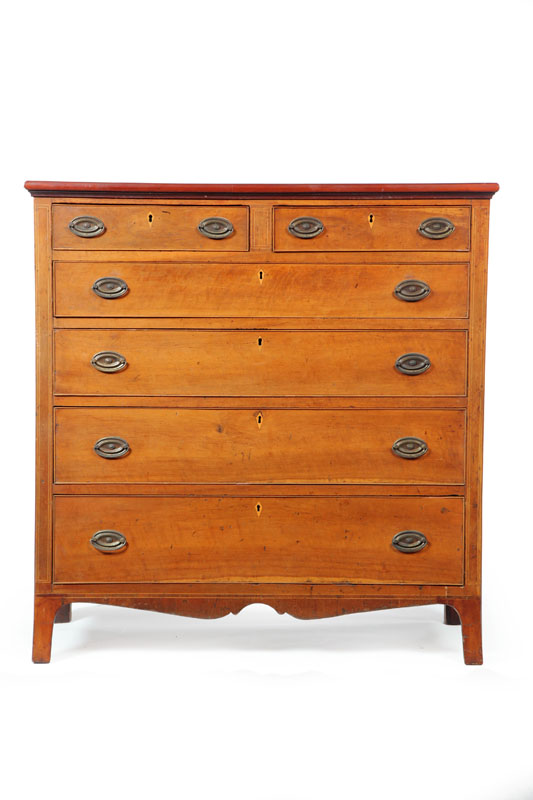 FEDERAL INLAID CHEST.  Ohio Valley
