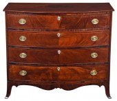 FEDERAL INLAID FIGURED MAHOGAN