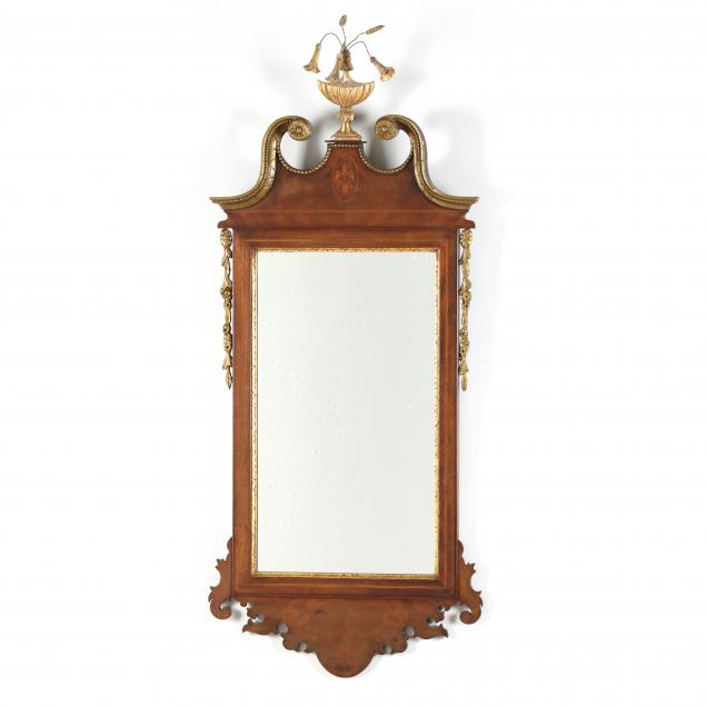 FEDERAL INLAID MAHOGANY AND