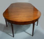 FEDERAL INLAID MAHOGANY BANQUE