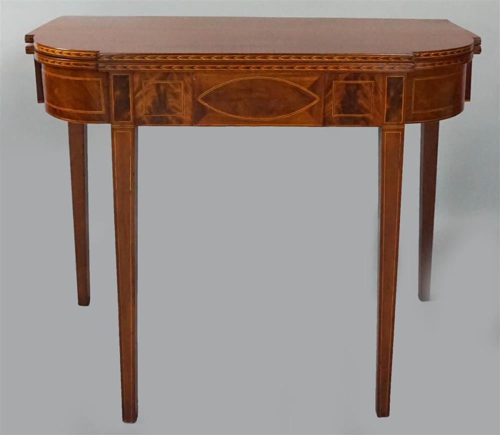 FEDERAL INLAID MAHOGANY CARD