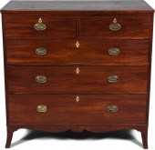FEDERAL INLAID MAHOGANY CHEST