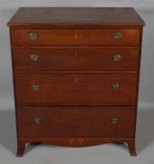 FEDERAL INLAID MAHOGANY CHEST