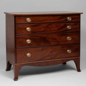 FEDERAL INLAID MAHOGANY CHEST