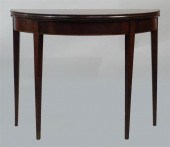 FEDERAL INLAID MAHOGANY DEMILU