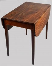 FEDERAL INLAID MAHOGANY DROP L
