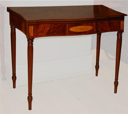 Federal Inlaid Mahogany Fold-Over