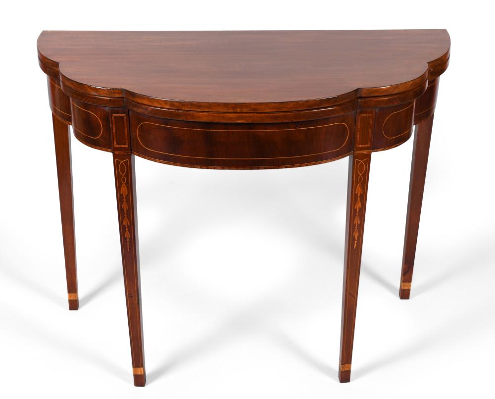 FEDERAL INLAID MAHOGANY GAMES