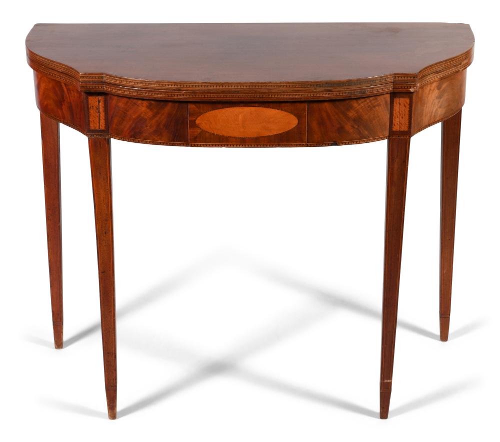 FEDERAL INLAID MAHOGANY GAMES