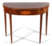 FEDERAL INLAID MAHOGANY GAMES