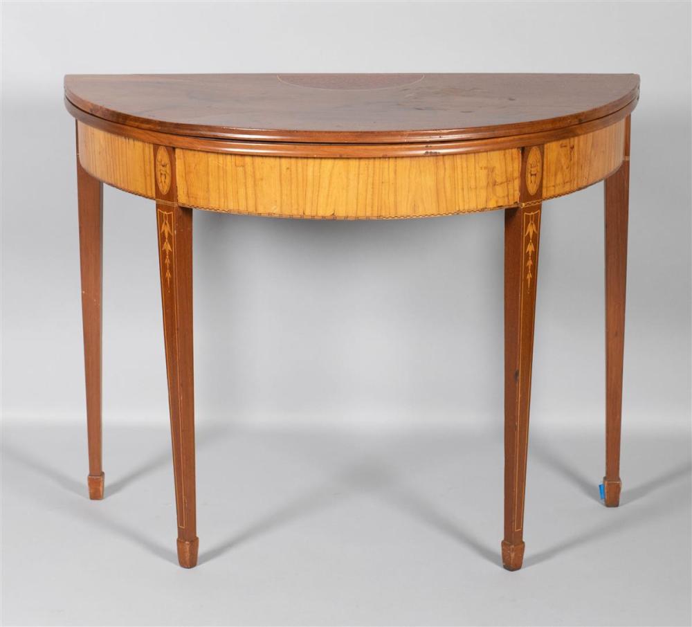 FEDERAL INLAID MAHOGANY GAMES