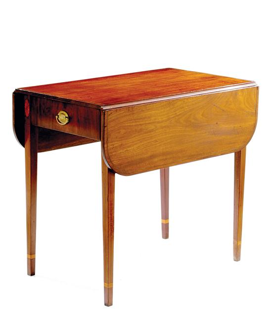 Federal inlaid mahogany Pembroke