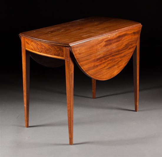 Federal inlaid mahogany Pembroke
