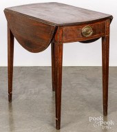 FEDERAL INLAID MAHOGANY PEMBRO
