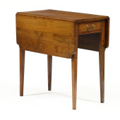 FEDERAL INLAID MAHOGANY PEMBRO