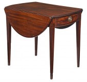 FEDERAL INLAID MAHOGANY PEMBRO