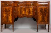 FEDERAL INLAID MAHOGANY SIDEBO