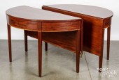 FEDERAL INLAID MAHOGANY TWO-PA