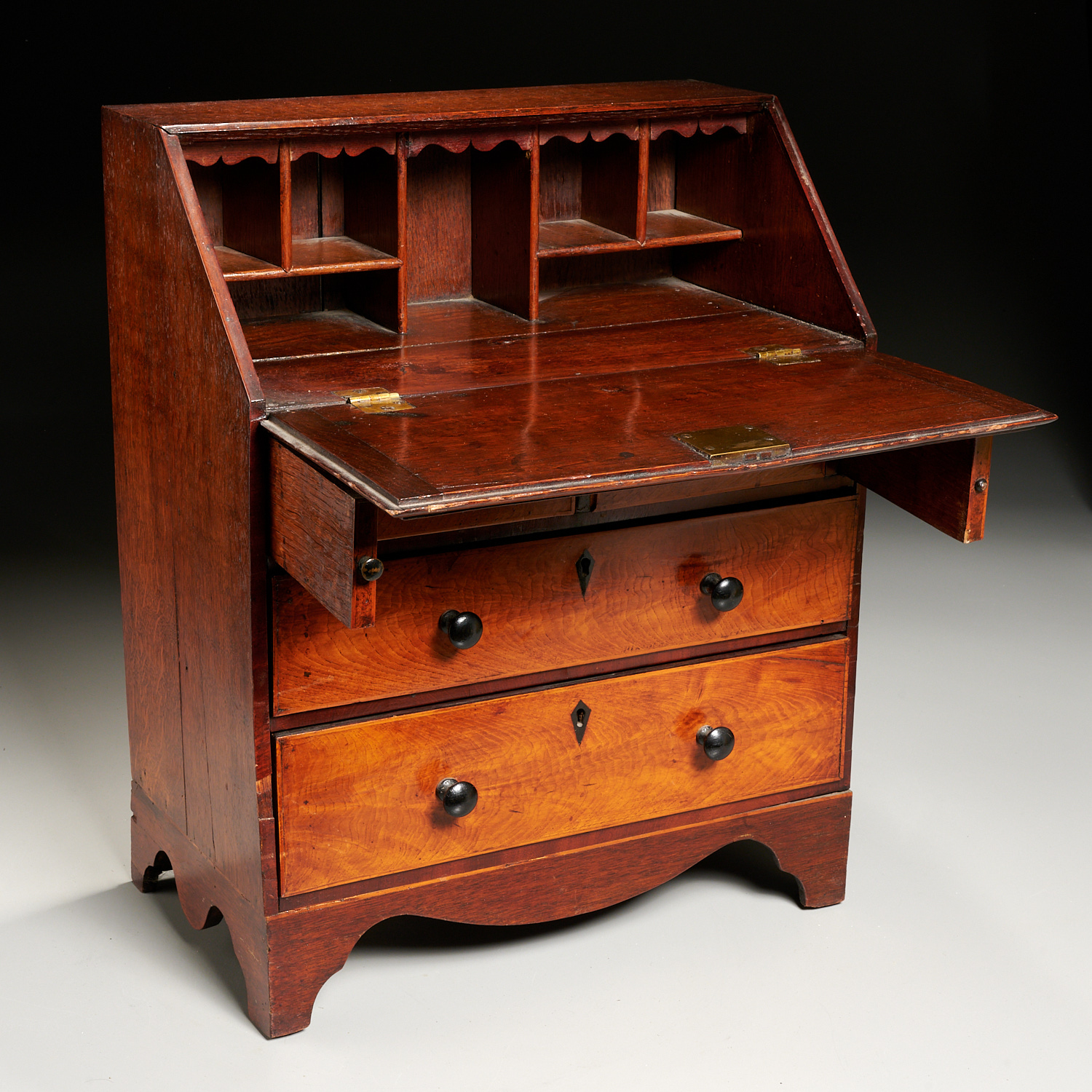FEDERAL INLAID MINIATURE SLANTFRONT
