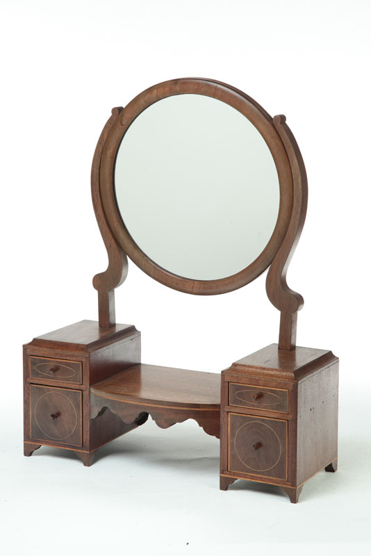 FEDERAL INLAID SHAVING MIRROR. 