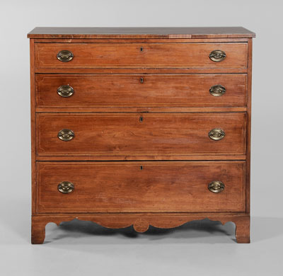 Federal Inlaid Walnut Chest of
