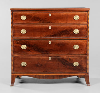 Federal Inlaid Walnut Chest
