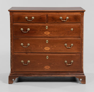 Federal Inlaid Walnut Chest