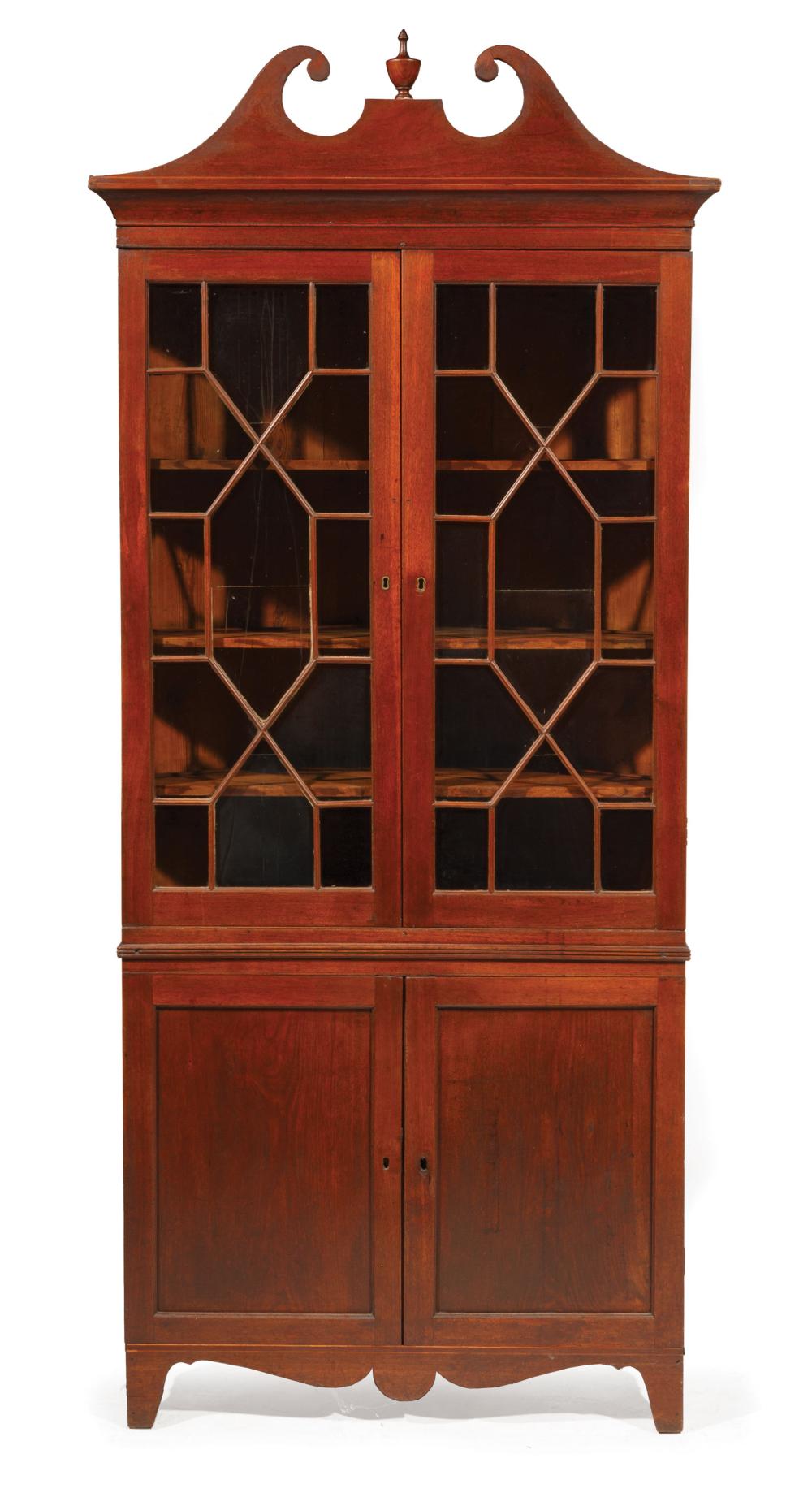 FEDERAL INLAID WALNUT CORNER
