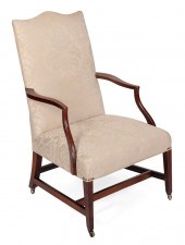 FEDERAL LOLLING CHAIR CIRCA 18