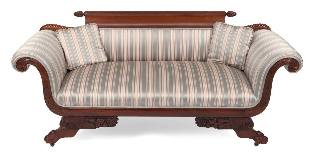 FEDERAL LOVESEAT 19TH CENTURY