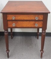 FEDERAL MAHOGANY AND BURLWOOD