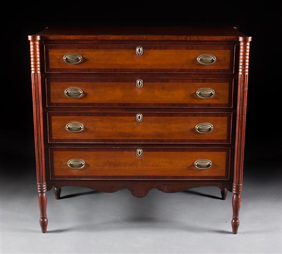Federal mahogany and maple