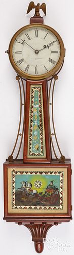 FEDERAL MAHOGANY BANJO CLOCK,