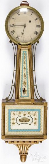 FEDERAL MAHOGANY BANJO CLOCK,
