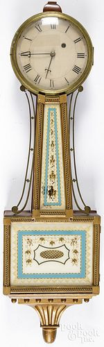 FEDERAL MAHOGANY BANJO CLOCK,
