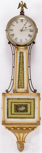 FEDERAL MAHOGANY BANJO CLOCK,