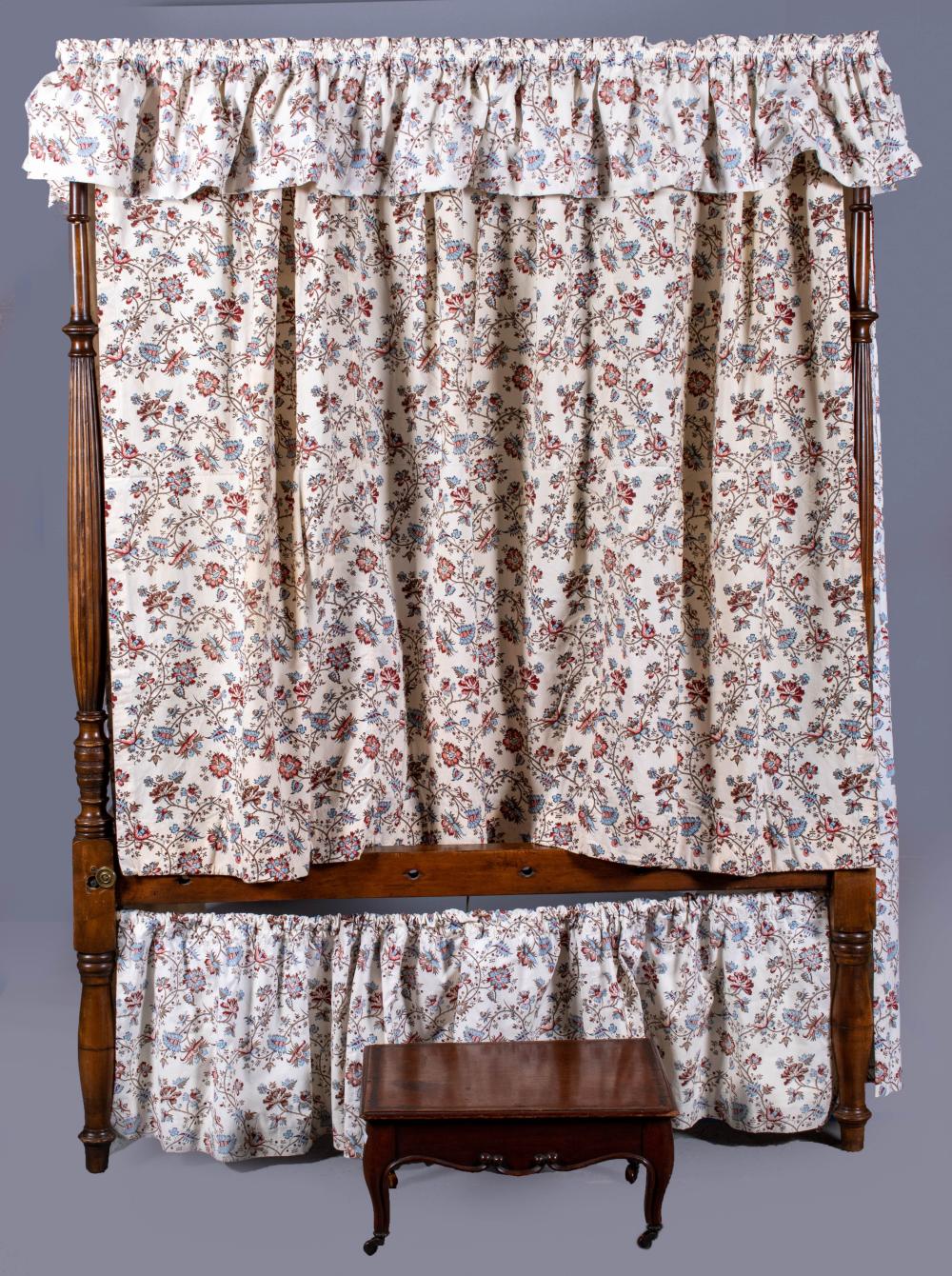 FEDERAL MAHOGANY BEDSTEAD 71 X 59 X