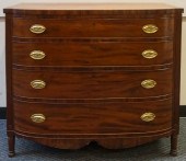 FEDERAL MAHOGANY BOW FRONT CHE