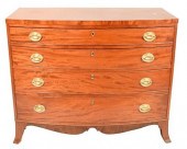 FEDERAL MAHOGANY BOW FRONT CHE