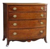 FEDERAL MAHOGANY BOWFRONT CHES