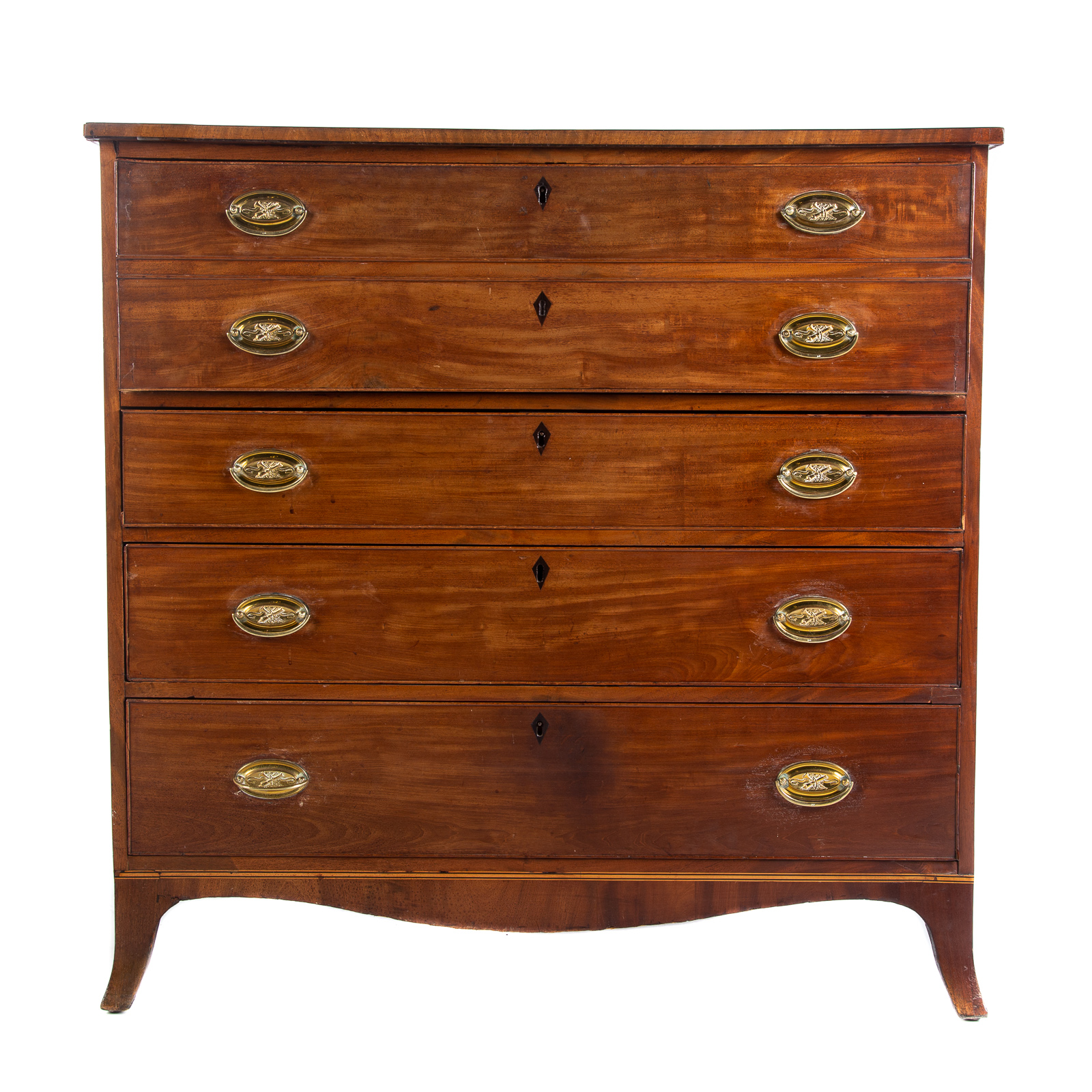 FEDERAL MAHOGANY BUTLERS DESK Circa