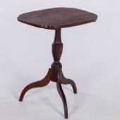 FEDERAL MAHOGANY CANDLESTAND,