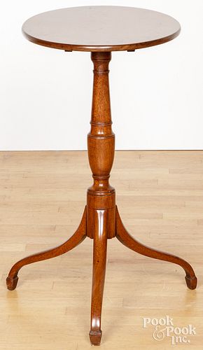 FEDERAL MAHOGANY CANDLESTAND, CA.
