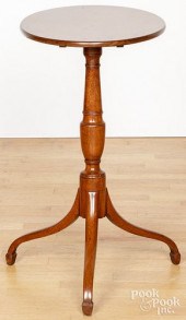 FEDERAL MAHOGANY CANDLESTAND,