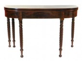FEDERAL MAHOGANY CARD TABLE, N