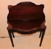 FEDERAL MAHOGANY CARD TABLEFin