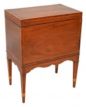 FEDERAL MAHOGANY CELLARETTE, H