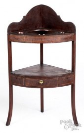 FEDERAL MAHOGANY CORNER WASHST